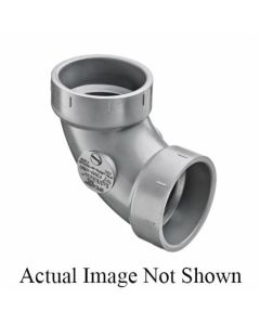 Spears Labwaste™ P300-040C 90 Deg Elbow, 4 In, Hub, Cpvc, Domestic