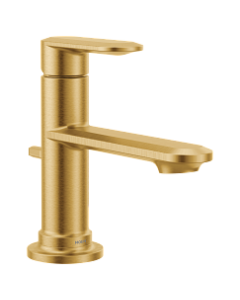 Moen 6504Bg Brushed Gold One-Handle Bathroom Faucet