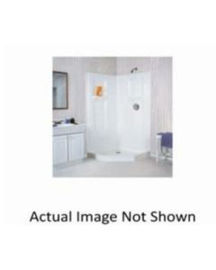 Mustee 736CBN Durawall Neo Angle Shower Wall, 73-1/4 in H, Fiberglass, Domestic