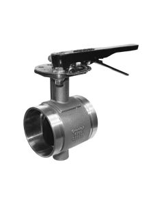 Anvil 0880006564 Fig 6700 CTS Butterfly Valve, 4 In, Grooved, Bronze Body, Domestic