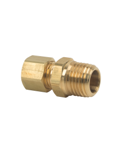 BrassCraft 68-5-4 5/16 in. O.D. Compression x 1/4 in. MIP Brass Compression Male Reducing Adapter Fitting
