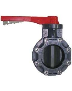 Spears 721311G-060 6 Pvc Lug Ins Bfv Buna W/Handle Ss/Lug