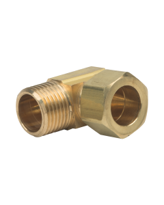 BrassCraft 69-10-8X 5/8 in. O.D. Compression x 1/2 in. MIP No-lead Brass Compression Male Reducing Elbow