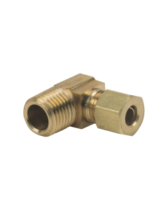 BrassCraft 69-4-4X 1/4 in. O.D. Compression x 1/4 in. MIP No-lead Brass 90 Degree Male Elbow