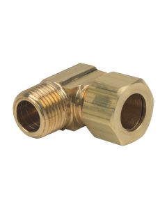 BrassCraft 69-8-6X 1/2 in. O.D. Compression x 3/8 in. MIP Brass 90 Degree Male Reducing Elbow