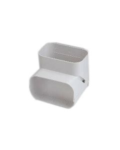 RectorSeal 85202 Slimduct 5.5" 90° Vertical Ell, White 140