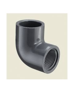 Spears 807-020 Standard 90 deg Elbow, 2 in, Socket x FNPT, SCH 80/XH, PVC, Domestic