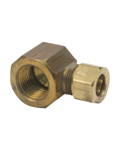 BrassCraft 70-6-6X 3/8 in. O.D. Tube x 3/8 in. FIP Compression Female Elbow
