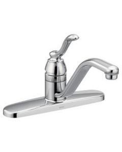 Moen 7050 Chrome One-Handle Kitchen Faucet