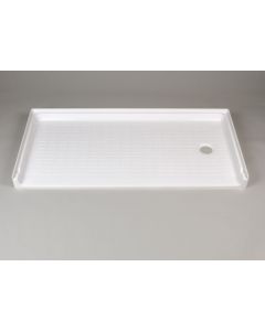 Mustee 360R Caregiver Shower Base, White