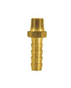 Braxton Harris BBA1-1M 1″ Barb x 1″ MPT Brass Hose Barb Adapter