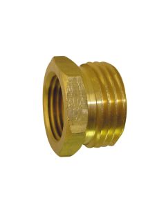 Braxton Harris HN34M34F 3/4″ MHT x 3/4″ FPT Brass Hose Nipple