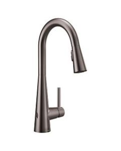 Moen 7864EWBLS Black Stainless One-Handle Pulldown Kitchen Faucet