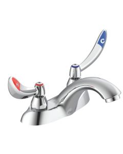 Delta 21C154-TI Commercial 21C: Two Handle Centerset Bathroom Faucet - Less Pop-Up