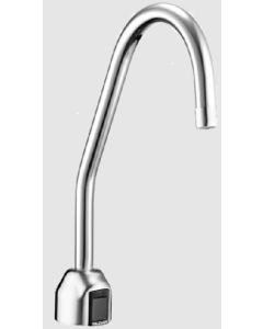 Sloan Optima 12 1/4 Inch Plug Adapter Below Deck Thermostatic Mixing Valve Hardwired Powered Gooseneck Body Faucet