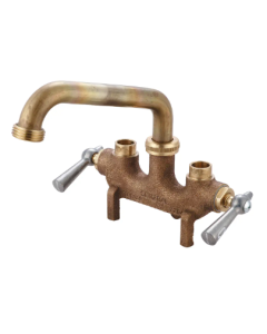Pioneer 80466 Two Handle Laundry Faucet Rough Brass