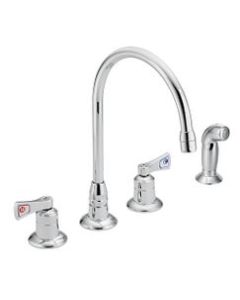 Moen 8242 Chrome Two-Handle Kitchen Faucet