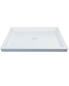 Mustee 4248M Durabase Shower Floor, 42'' Wx48'' D, White