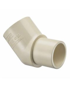 Spears EverTUFF 4127-010 Street Elbow, 45 deg Elbow, 1 in, CTS SpigotxCTS Socket, SCH 40/STD, CPVC, Domestic.