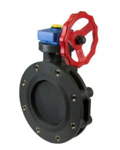 Spears 722311Z-080 8 PVC TL Butterfly Valve EPDM W/HANDLE ZINC LUG