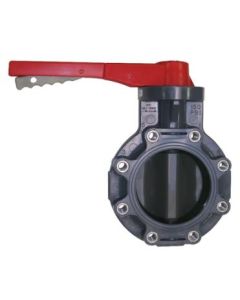 Spears 721321G-100 10 CPVC LUG INS Butterfly Valve BUNA W/GR OP SS/LUG