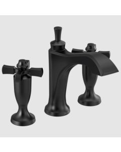 Delta 3557-BLMPU-DST Dorval™: Two Handle Widespread Bathroom Faucet