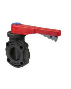 Spears 722311-020C Standard Butterfly Valve, 2 in Nominal, 150 lb, CPVC Body, EPDM Softgoods, Domestic