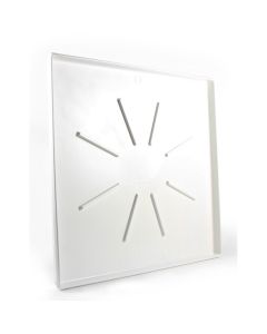 Camco 20787 Washing Machine Drain Pan   - 30.5x34.5OD LowProfile w/PVCFitting White