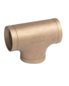 Victaulic F024620C0C Model 620 Wrought Copper Straight Tee, 2-1/2 IN, Grooved End