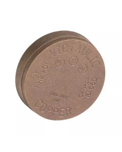 Victaulic F020660C0C Tube Cap, 2 in, Grooved, Wrot Copper