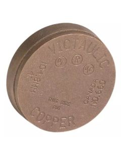 Victaulic F030660C0C Style 660 3 in. Grooved Copper Cap