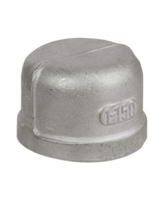 Smith-Cooper S3114C ProPak Cast 304 Stainless Steel Heavy-Pattern Cap, 2 in FNPT