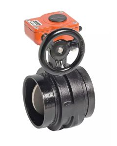 Victaulic V060761ST2 Vic-300™ MasterSeal™ 6 in. Ductile Iron Nitrile T-Handle Butterfly Valve
