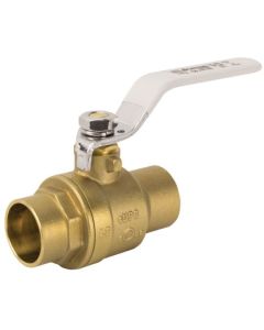 Jomar 150-118G Ball Valve, 2 in Nominal, Solder Connection, 600 lb/sq