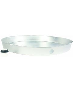 Camco 20816 Water Heater Drain Pan   - 26" ID Alum Short w/CPVC Fitting  Bilingual