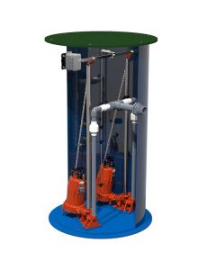 Liberty Pumps D3684LSG204-36 3600 Series, Duplex Grinder Basin Package