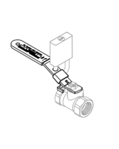 Milwaukee Valves BA300SLDB-38 Manual Ball Valve, Three-Piece, 3/8 inch, Bronze