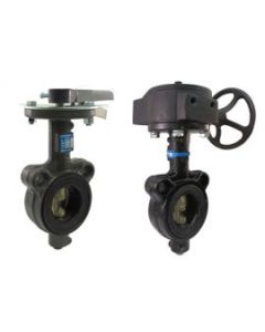 Milwaukee Valves HW234NB-8 Manual Butterfly, Wafer, Disc Valve, 8 inch, Ductile Iron