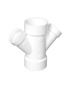14X10 PVC DWV FAB DBL WYE