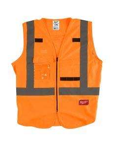 Milwaukee Tool 48-73-5033 High Visibility Orange Safety Vest - XXL/XXXL