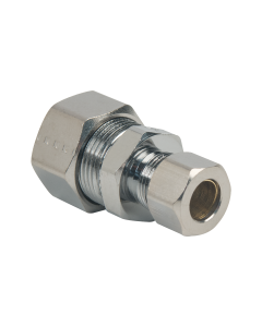 BrassCraft C14X C 5/8 in. O.D. Tube x 3/8 in. O.D. Tube (No Tube Stop) Compression Reducing Union