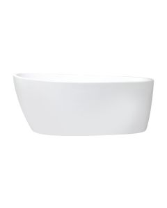 Cahaba CA401004 Violet 69 in. Freestanding Acrylic Tub in Glossy White