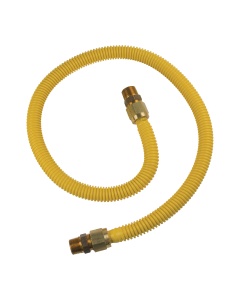 BrassCraft CSSB11-48 ProCoat 3/4 in. MIP x 3/4 in. MIP x 48 in. Stainless Steel Gas Connector 3/4 in. I.D. (215,000 BTU)