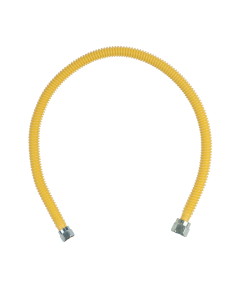 BrassCraft CSSDNN-28N ProCoat Nut x Nut x 28 in. Stainless Steel Gas Connector 1/2 in. O.D. (77,100 BTU)