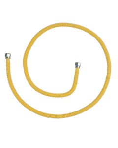 BrassCraft CSSLNN-46N ProCoat Nut x Nut x 46 in. Stainless Steel Gas Connector 3/8 in. O.D. (28,300 BTU)