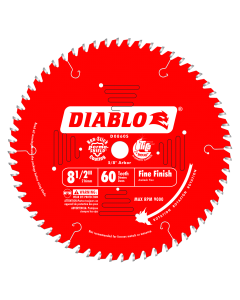 Diablo D0860S 8-1/2 in. x 60 Tooth Fine Finish Saw Blade