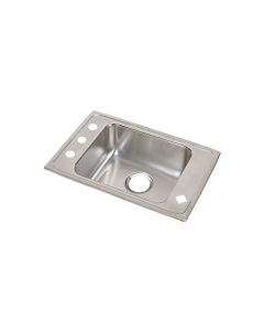 Elkay DRKAD3119400 Elkay Lustertone Classic Stainless Steel 31" x 19-1/2" x 4", Single Bowl Drop-in Classroom ADA Sink