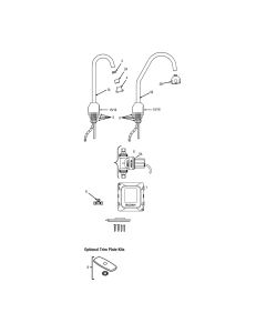 Sloan Ebf750-8-Bdt Cp Battery Faucet