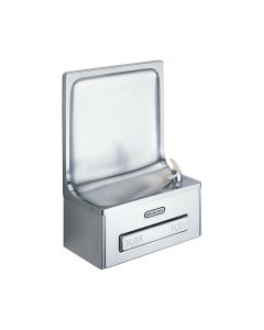Elkay EDFP19C Wall Mount Simulated Semi-Recessed Fountain, Non-Filtered Non-Refrigerated Stainless