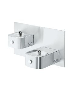 Elkay EDFPVR217C Soft Sides Bi-Level Fountain Non-Filtered Non-Refrigerated, Stainless